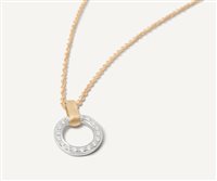 Vicenza - Piazzetta Palladio 2 - Necklace Marco Bicego Jaipur Link in Yellow Gold Diamante 0.11 Ct CB2662-B1 - CB2662-B1